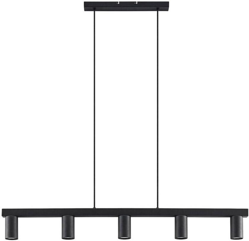 Baliko hengelampe, 5 lyskilder, svart