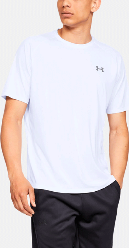 UA Tech 2.0 SS Tee, White