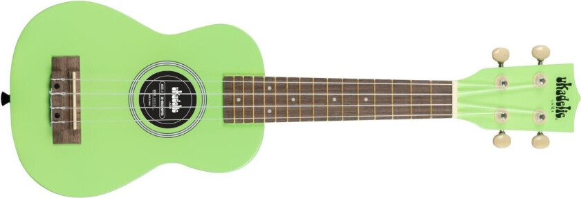 Ukadelic Uk-Grasshopper Grasshopper Soprano Ukulele, Med Bag