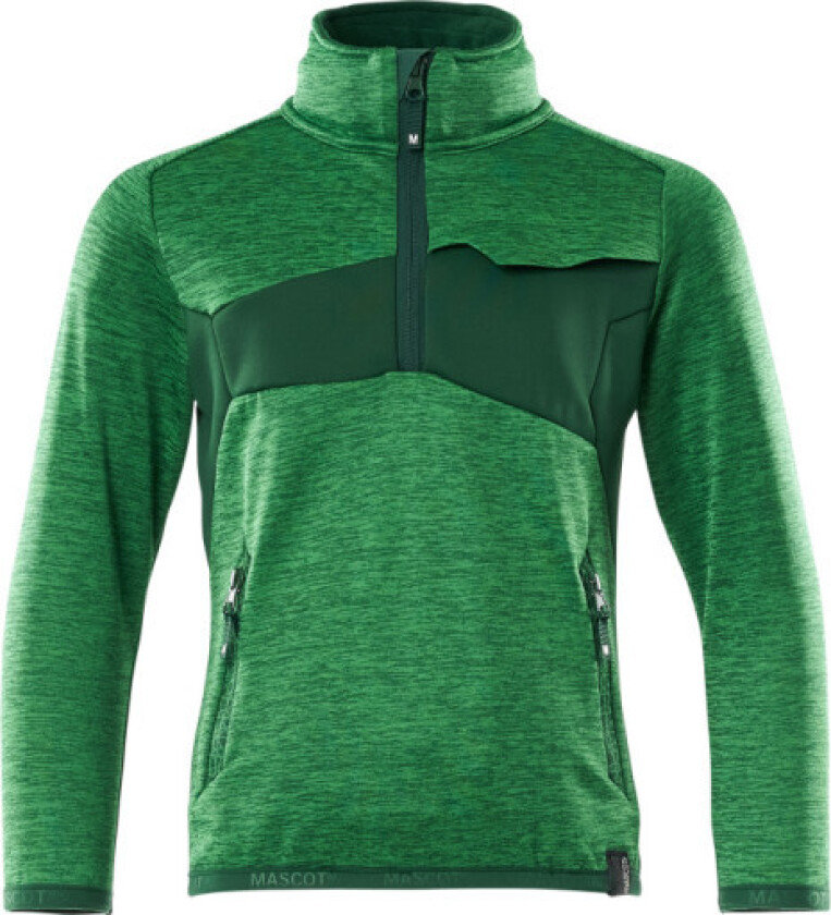 Mascot fleecegenser for barn 18903-316, gressgrønn/grønn, størrelse 164