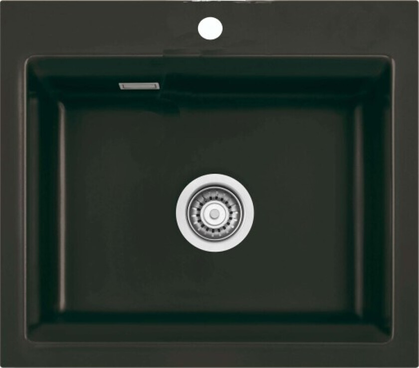Kara 57 kjøkkenvask, 57,5x51 cm, sort
