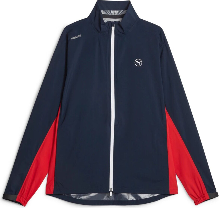 Drylbl Rain Jacket, golf-regnjakke, herre Navy Blazer-Red