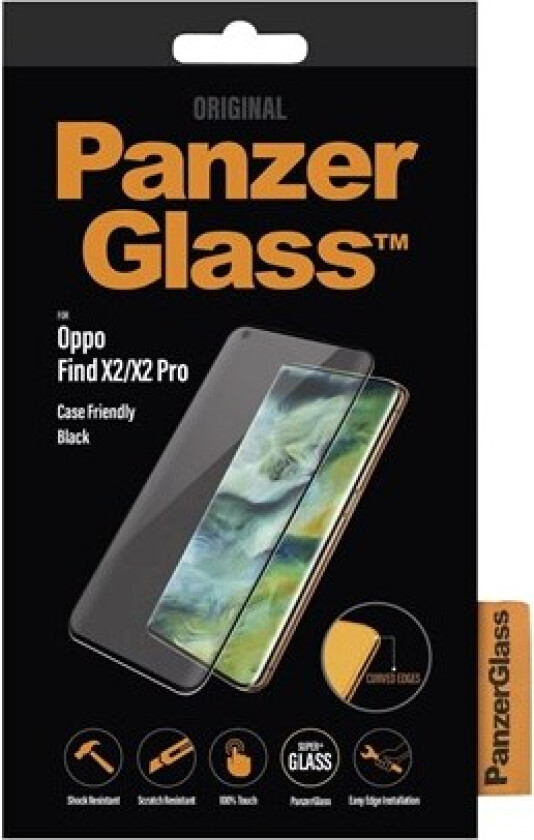 Oppo Find X2/X2 Pro Case Friendly - Black