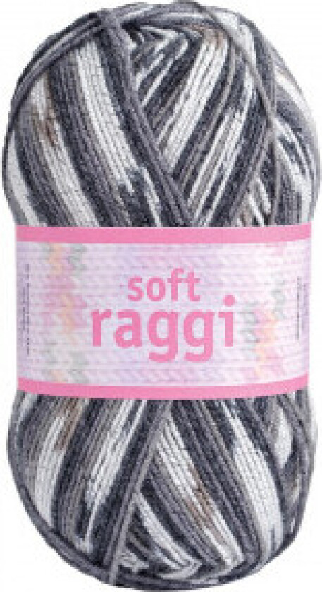 Soft Raggi Garntrykk 31205 Grått