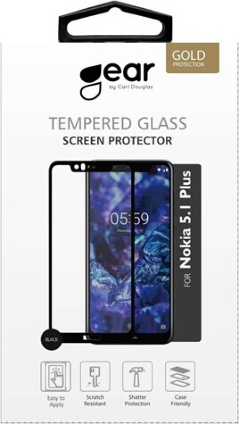 Glass Protector 2.5D Full Cover Nokia 5.1 Plus