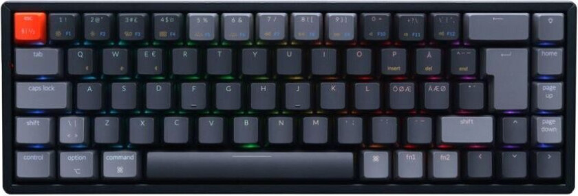 K6 Rgb Trådløs Hotswap Tastatur [Gateron Brown]