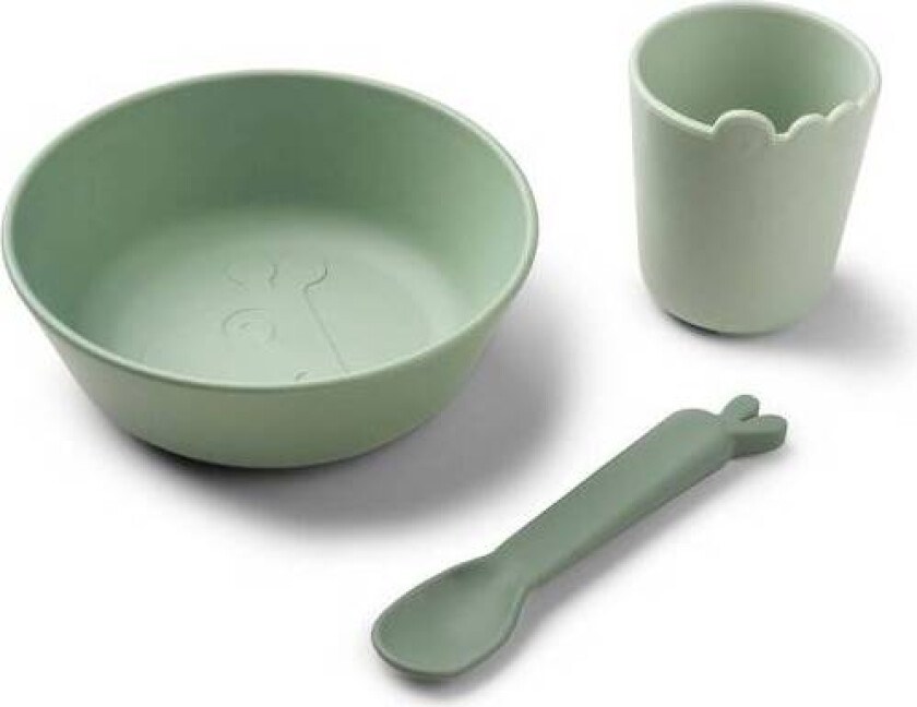 Done By Deer Kiddish First Meal Set, Green