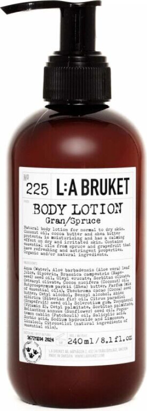 L:a Bruket 225 Body Lotion Spruce 240 ml