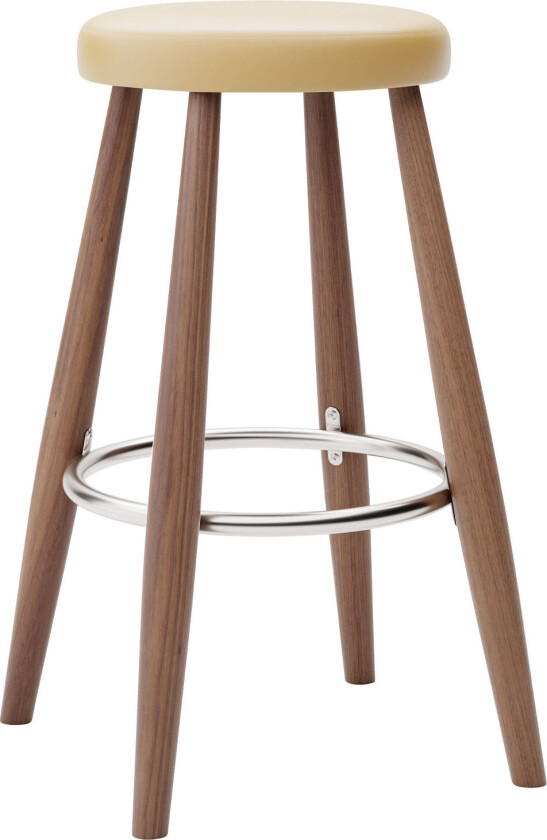 Ch58 Low Stool, Oljad Valnöt, Lädergrupp B Thor - 325