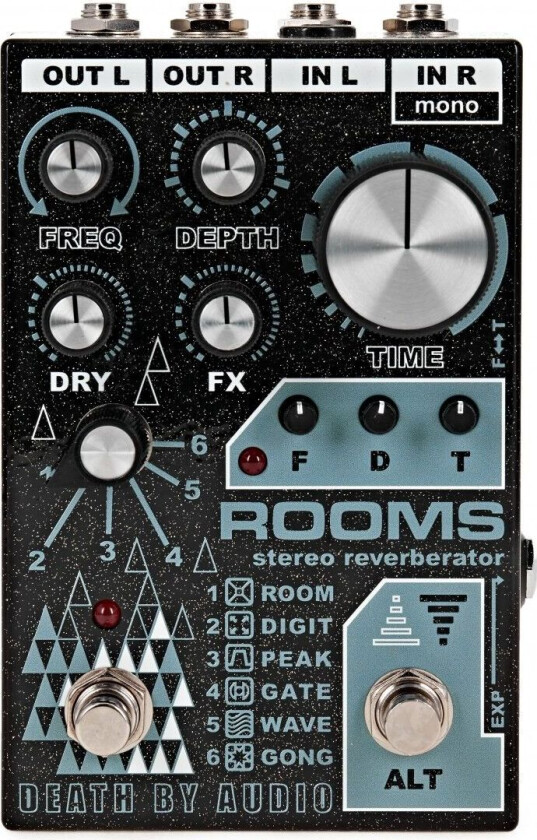 Death by Audio Rooms Stereo Reverberator