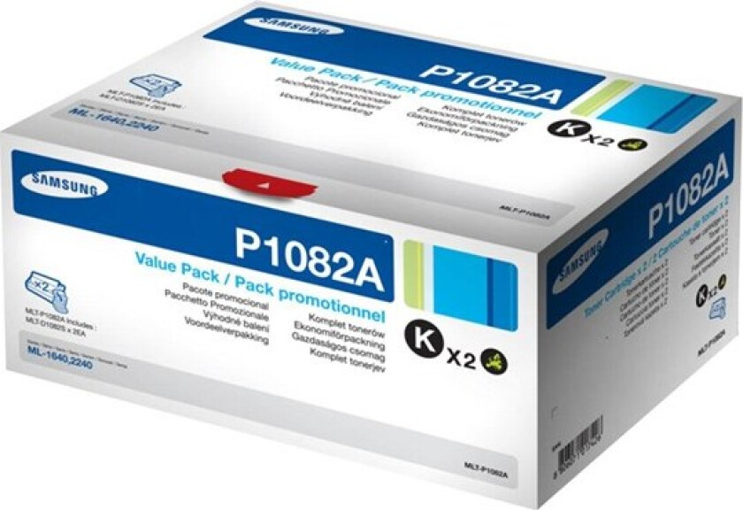 Samsung SV118A / MLT-P1082A 2-Pack - Laser toner Svart