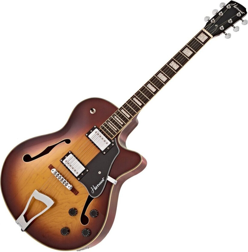 Novella Hollowbody Gitar Tobacco Sunburst