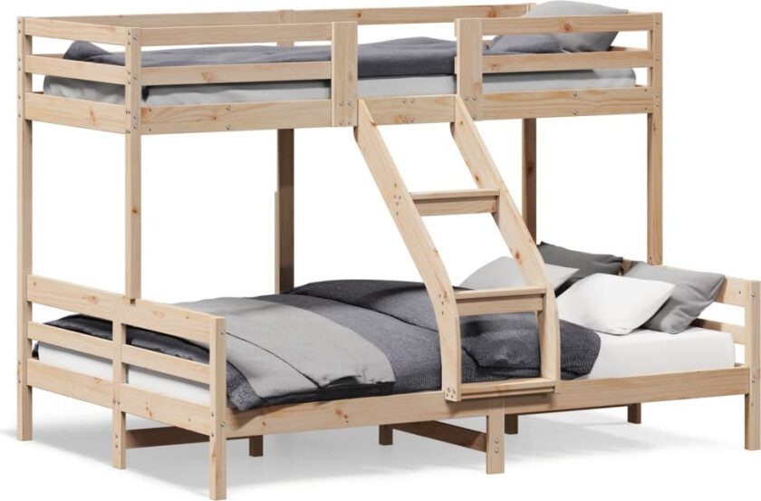 Køyeseng 80x200/140x200 cm heltre furu