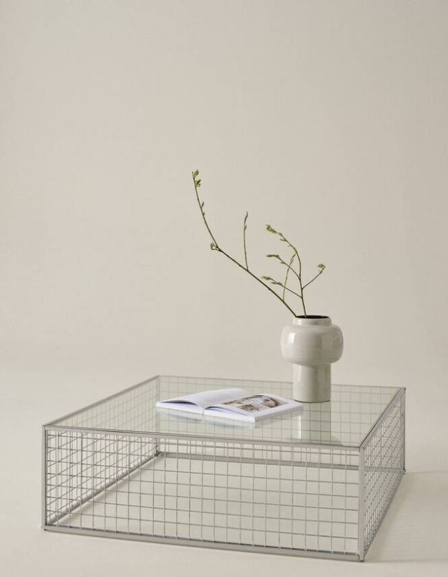 MEKKO sofabord 91x91 cm Krom