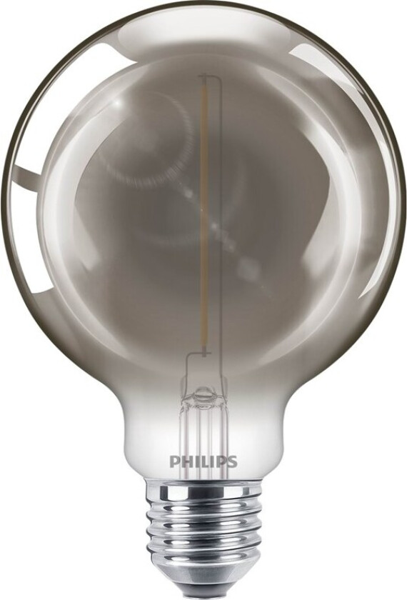 LED-lyspære Classic Globe Ø95 2W/818 (11W) Smoky E27