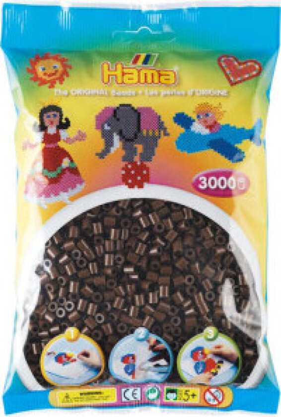 Midi Beads 3000 pcs Brown