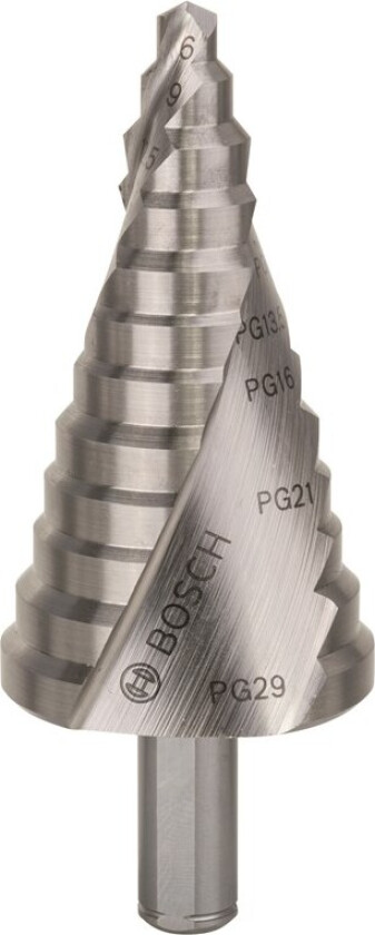 Trinnbor HSS 6 - 37 mm, 10,0 mm, 93 mm