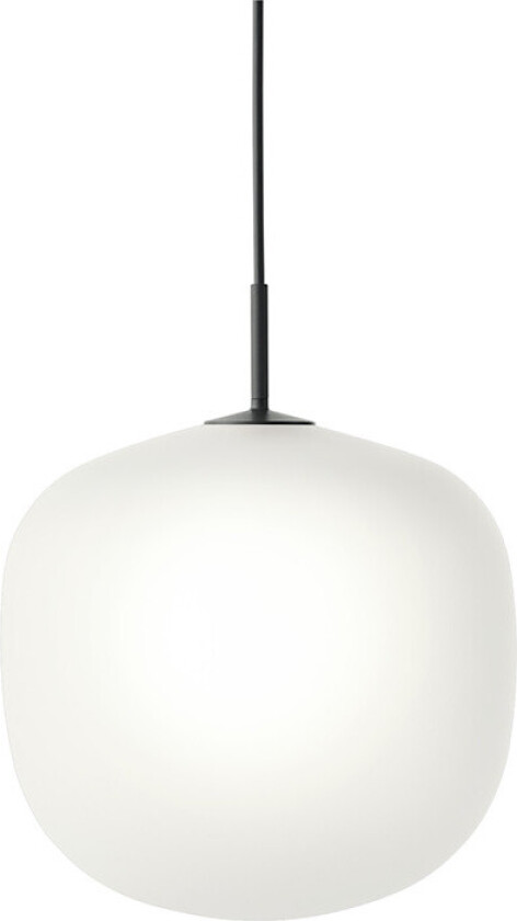 Rime Pendant 37 cm Opal / Black