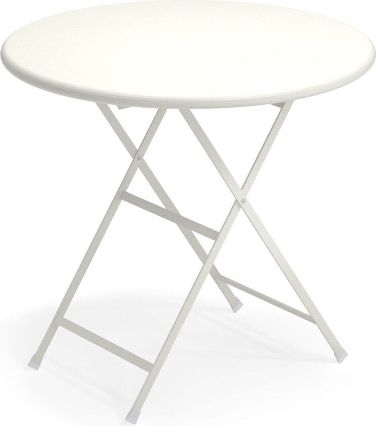 EMU Arc En Ciel Folding Round Table, Matt White