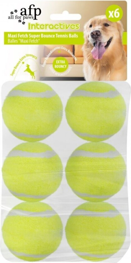 All for Paws HyperFetch Ekstraballer Maxi 6,5 cm 6-p