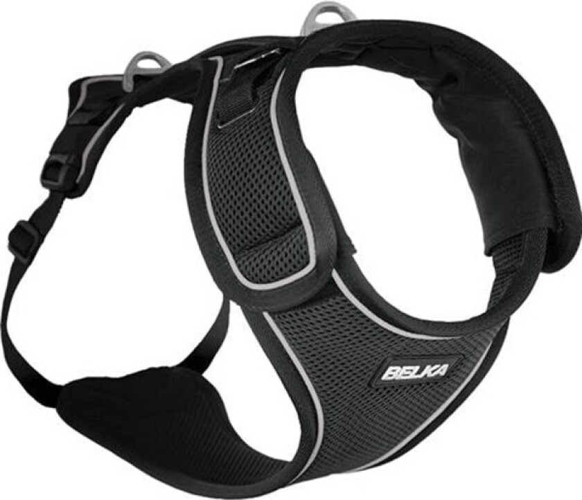 Belka Hundesele Y-sele Svart L
