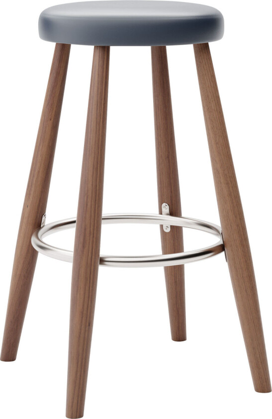 Ch58 Low Stool, Oljad Valnöt, Lädergrupp B Thor - 350