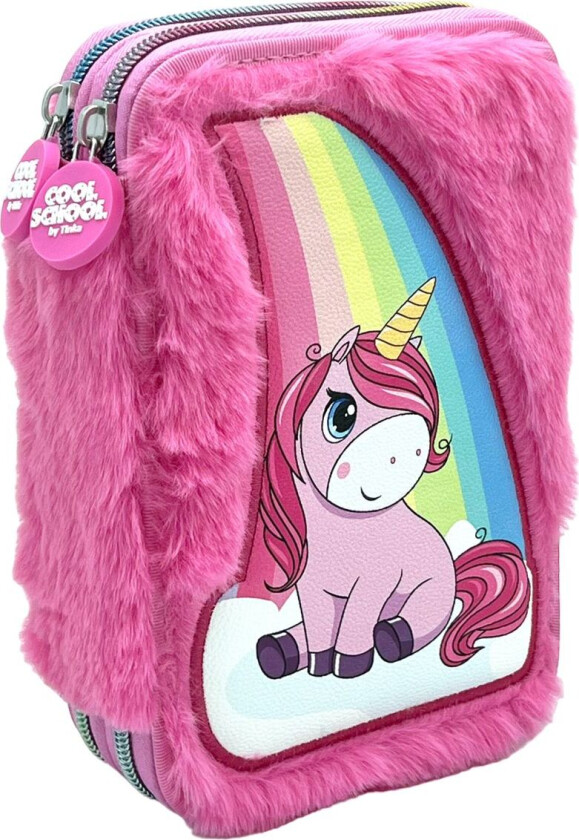 - Double Pencil Case - Unicorn Rosa (8-804202)
