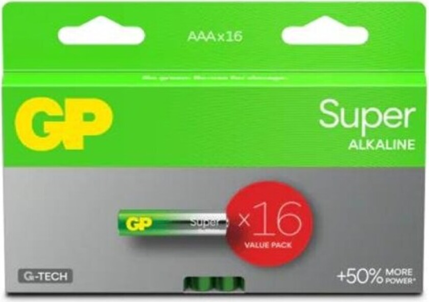 Battery Super Alkaline AAA/LR03 16-pack