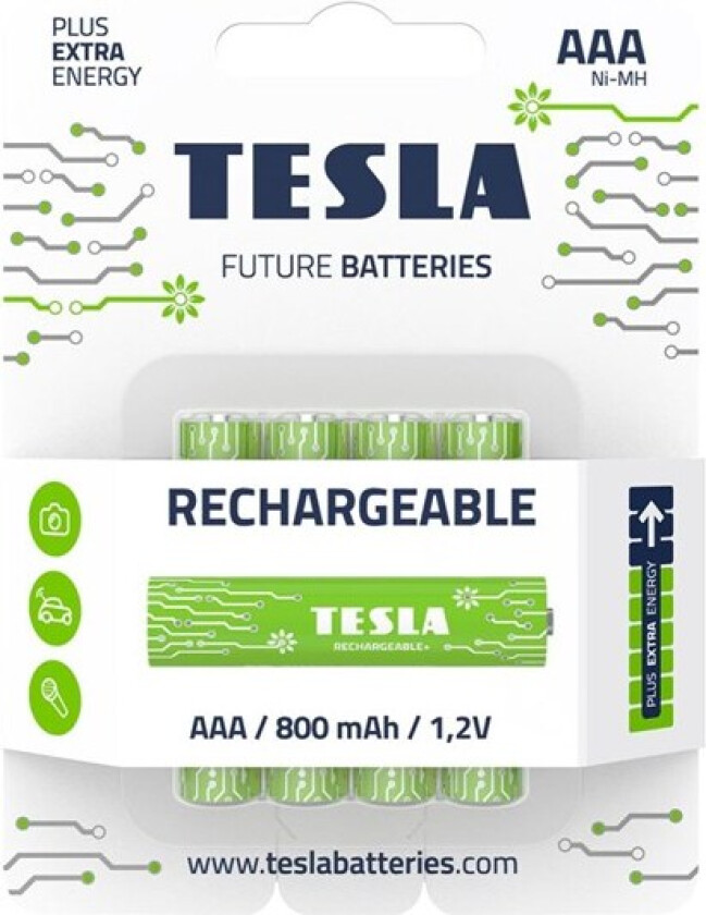 Rechargeable battery AAA LR03 800 Mah (4 pcs.)