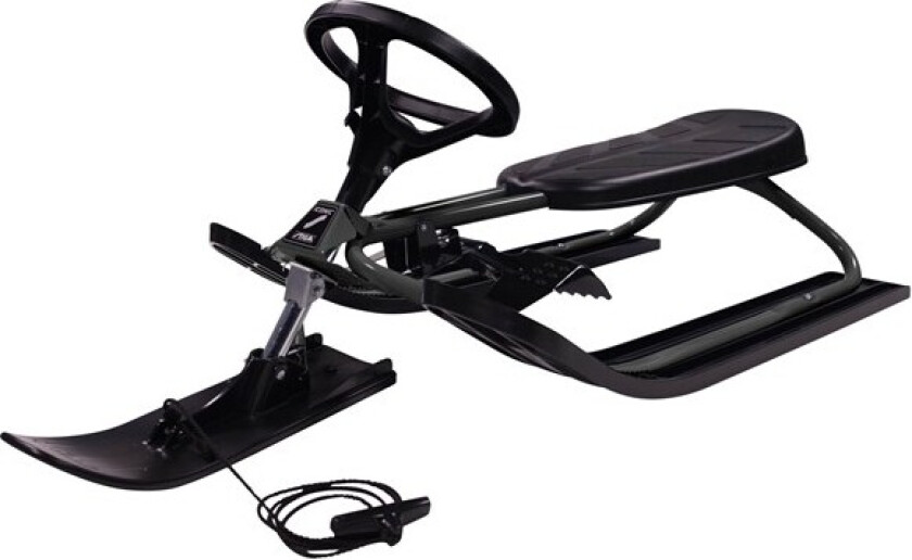 Stiga Snowracer Iconic 23/24, kjelke fra 5 år og oppover GREY/BLACK