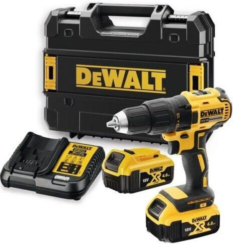 Dewalt DCD777M2T-QW Borskrutrekker med batteri og lader