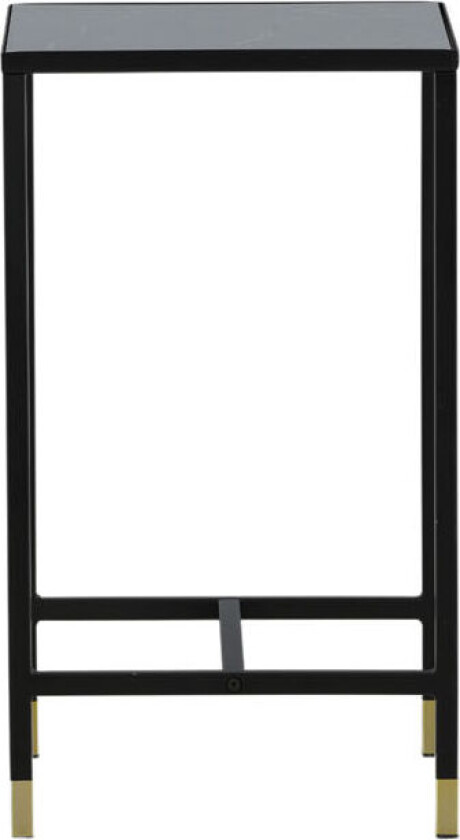 Dipp nattbord 40x40 cm svart.