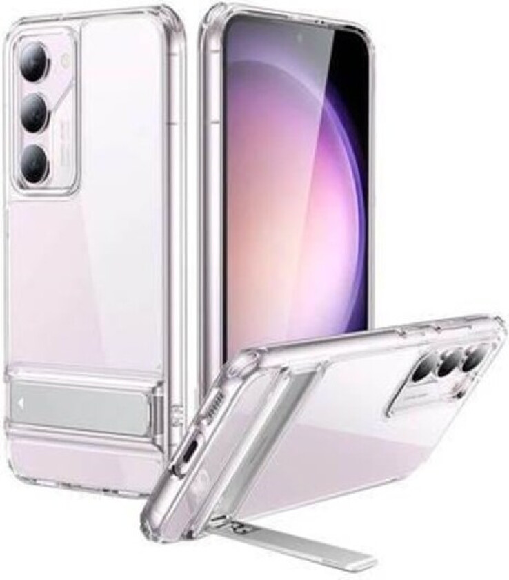 Case  Metal Kickstand for Samsung S23 Plus (clear)