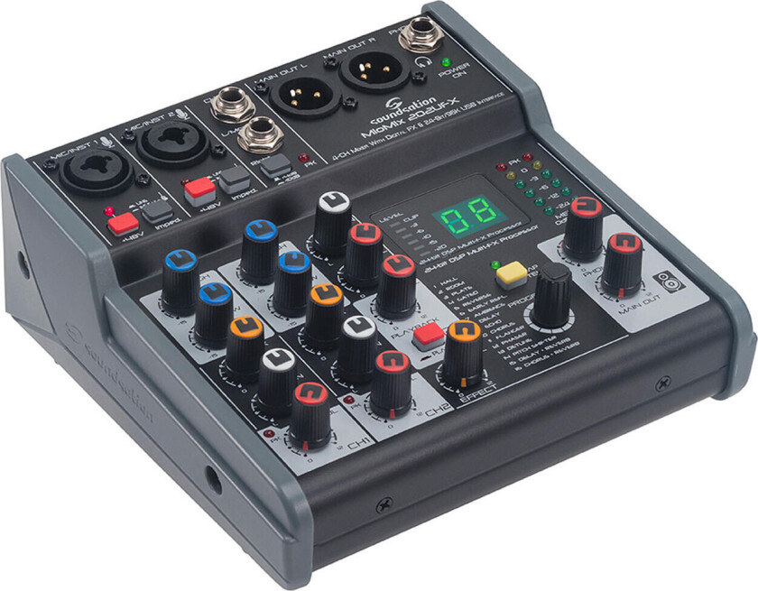 Bilde av Soundsation Miomix 202ufx 4kanals Mikser Usb, Bluetooth