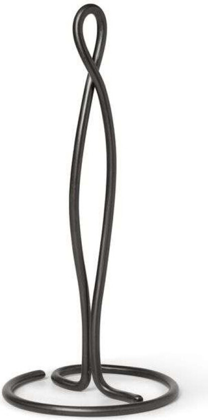 Ferm Living Curvature Paper Towel Holder Black Brass