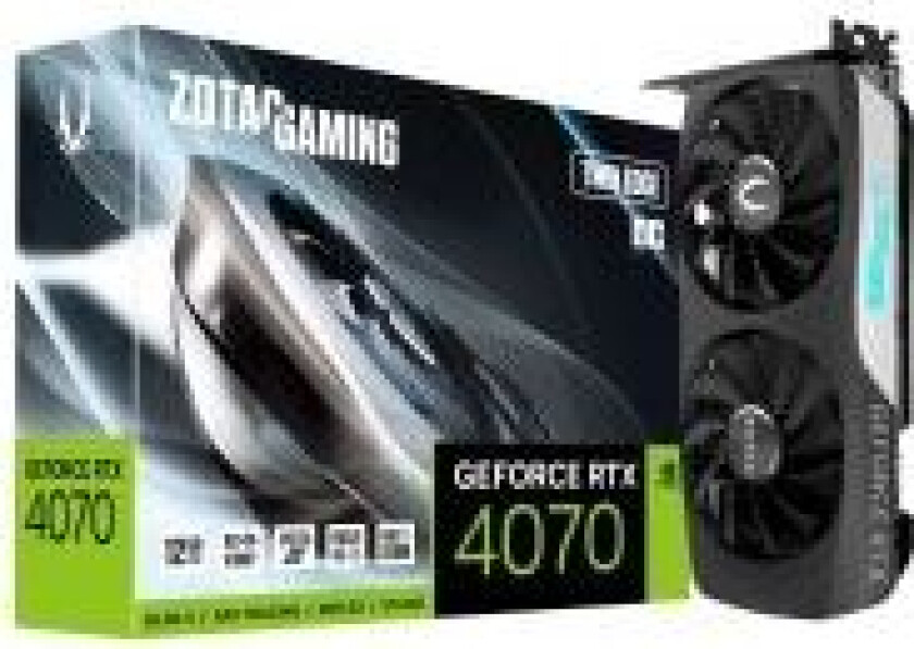 Zotac Grafikkort Zotac GeForce RTX 4070 Twin Edge OC 12GB