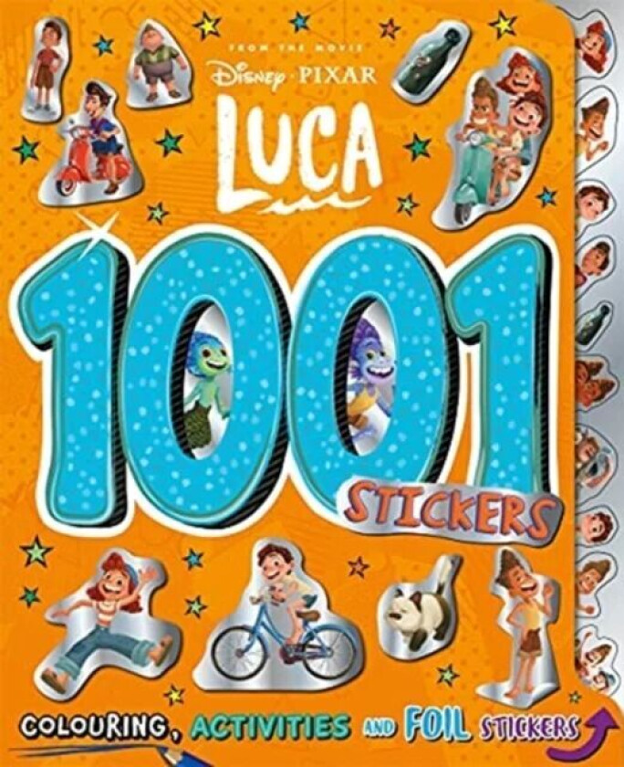 Disney Pixar Luca: 1001 Stickers av Walt Disney