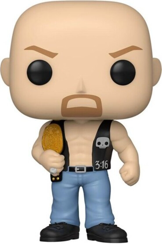- POP! WWE Stone Cold Steve Austin With Belt Vinryl Figure - Figur