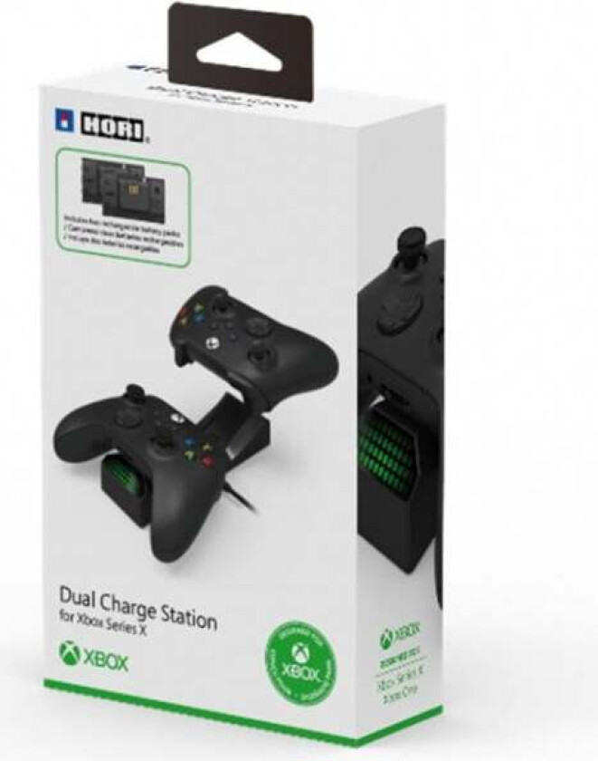 Hori Dual Ladestation Til Xbox Kontroller