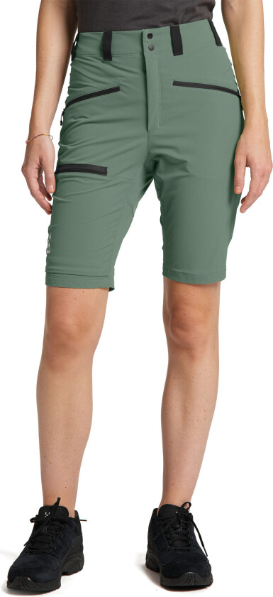 Mid Slim Shorts Women Fjell green/True Black 38