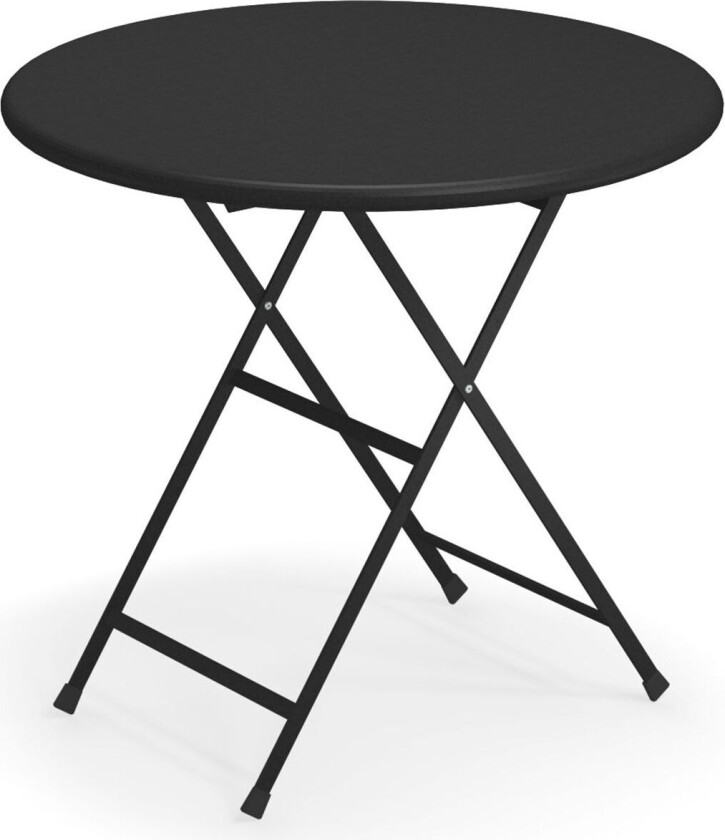 EMU Arc En Ciel Folding Round Table, Black