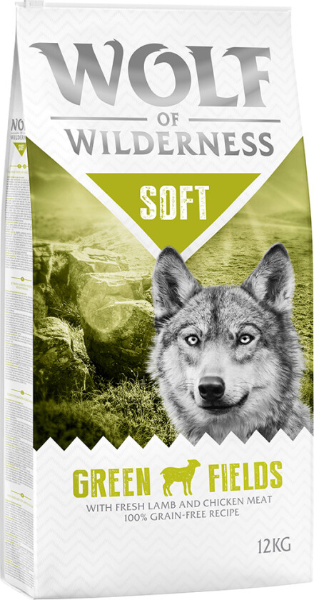 100 kr rabatt! 12 kg Wolf of Wilderness - Soft Green Fields - Lam