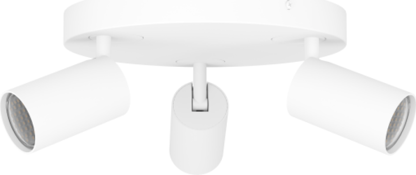 Z Telimbela spotlampe, 3 spotlights, hvit