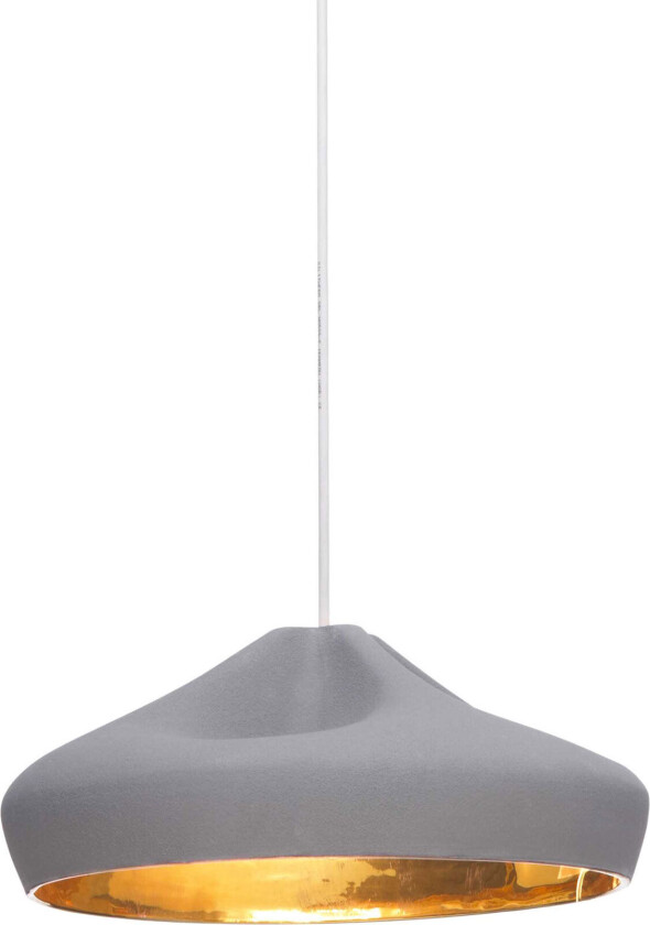 Pleat Box 36 Led - Grey, Gold