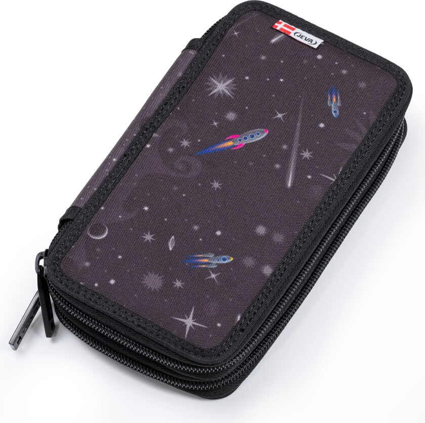 Bilde av JEVA - Pencil Case TwoZip - Space (8865-27)