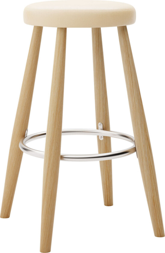 Ch58 Low Stool, Oljad Ek, Lädergrupp C Sif - 90