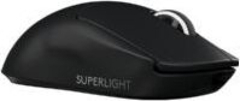 PRO X SUPERLIGHT Wireless Gaming Mouse - Mus - optisk - 5 knapper - trådløs - 2.4 GHz - USB  LIGHTSPEED-mottaker - svart