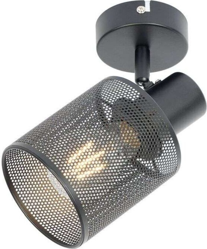 Stancho spot, 1 lyskilde, svart