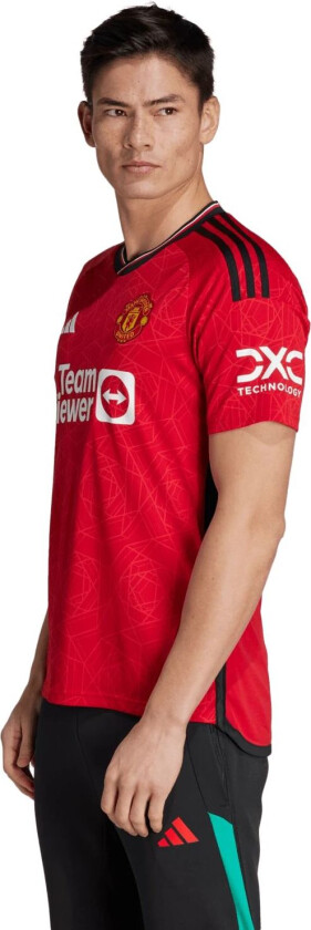 adidas Manchester United, Home Jersey 2023/24, fotballdrakt, herre Team Colleg Red