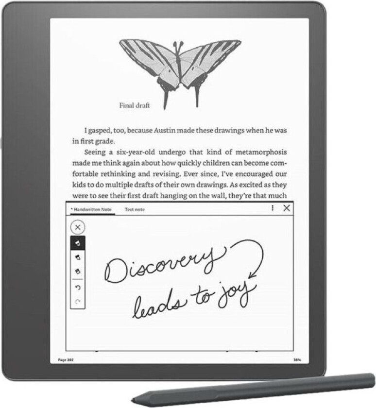 Bilde av Amazon Kindle Scribe - 1. generasjon - eBook-leser - 16 GB - 10.2" monokrom - berøringsskjerm - Bluetooth, Wi-Fi - wolframgrå